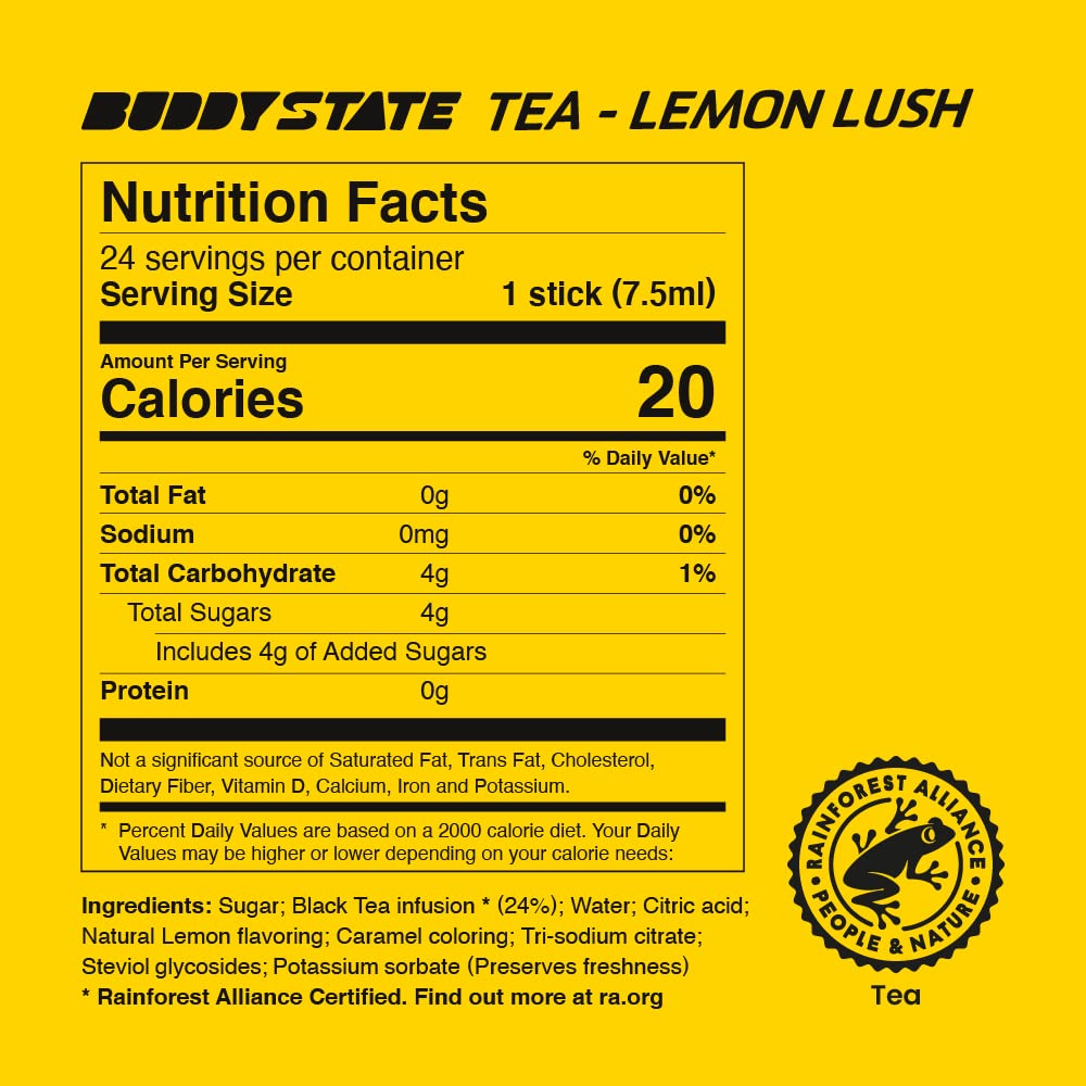 Lemon Lush Tea Concentrate Stix